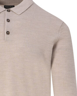 Polo long sleeve Bruin - XXL