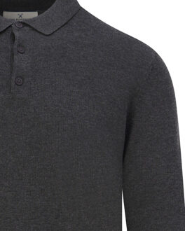 Polo long sleeve Grijs