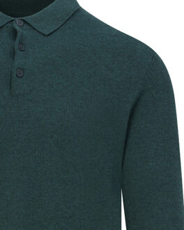 Polo long sleeve Groen - XXXL