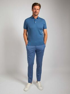 Polo Merinowol Blauw - S,XL,XXL