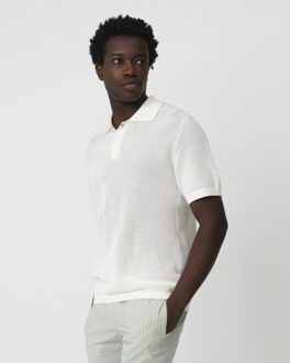 polo met korte mouwen ad Wit - L