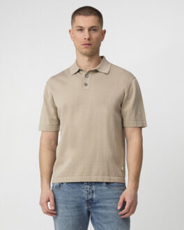 polo met korte mouwen alvie Taupe - XL