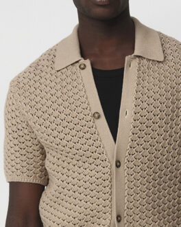 polo met korte mouwen appie Taupe - XL