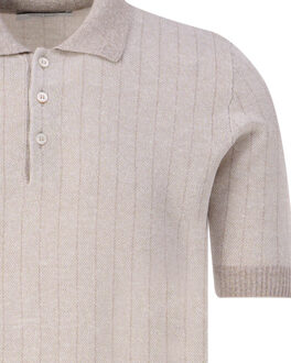 Polo met korte mouwen Beige - 54