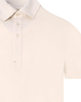 Polo met korte mouwen Beige - XL