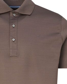 Polo met korte mouwen Bruin - L