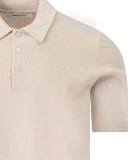 Polo met korte mouwen - maat 50 Beige