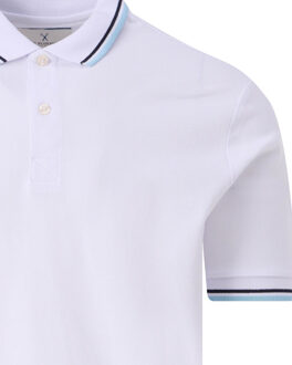 polo met korte mouwen - maat XXL Wit