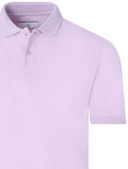 Polo met korte mouwen Paars - XXXL