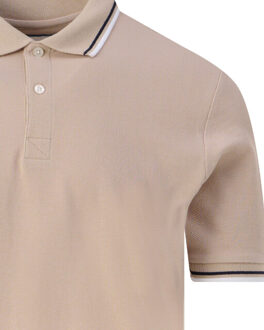 polo met korte mouwen Taupe - XL