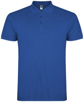 Polo met ster voor kinderen - maat 116 Blauw