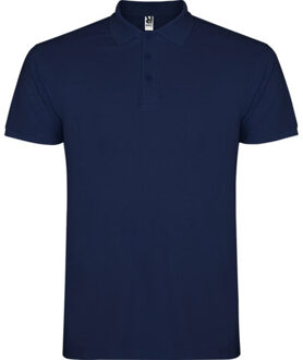 Polo met ster voor kinderen - maat 116 Blauw