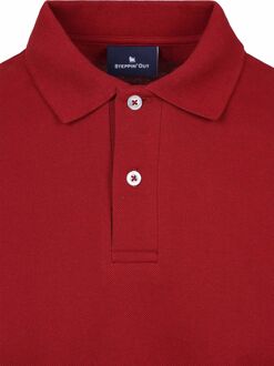 Polo Piqué bordeaux - 3XL,L,M,S,XL,XXL