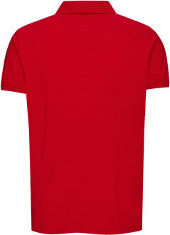 Polo Pique Shirt Regular Fit - maat XL Rood