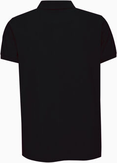 Polo Pique Shirt Regular Fit Zwart