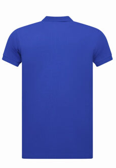 Polo polo korte mouw - maat M Blauw