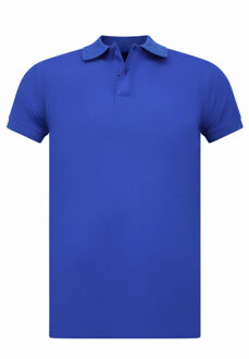 Polo polo korte mouw - maat XXL Blauw