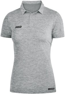 Polo Premium Basics Dames Grijs Gemeleerd Maat 34