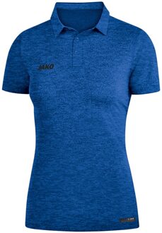 Polo Premium Basics Dames Royal Blauw Gemeleerd Maat 34