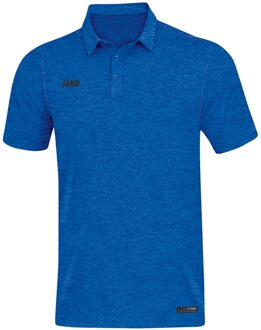 Polo Premium Basics Royal Blauw Gemeleerd Maat 4XL