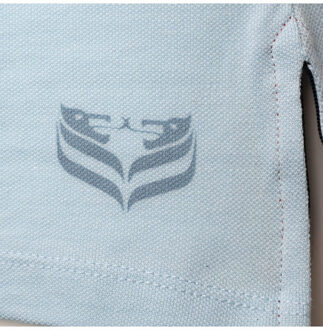 Polo shirt bloemendaal -licht Blauw