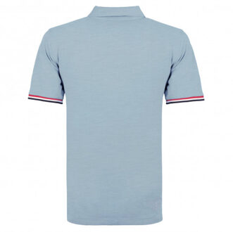 Polo shirt bloemendaal licht - maat S Blauw