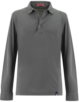 Polo Shirt Drumohr , Gray , Heren - 2Xl,Xl,L,M,3Xl