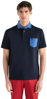 Polo Shirt Harmont & Blaine , Blue , Heren - 2XL