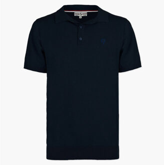 Polo shirt hessum donker Blauw - M