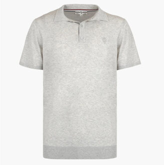 Polo shirt hessum licht melange Grijs