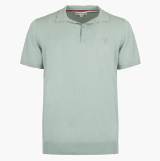 Polo shirt hessum mist - maat XXL Groen