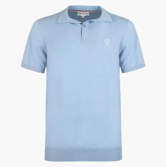 Polo shirt hessum ochtend Blauw - L