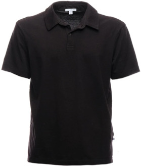 Polo Shirt James Perse , Black , Heren - M