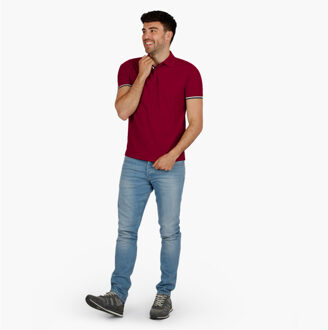 Polo shirt matchplay wijn Rood - XXXL