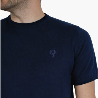 Polo shirt maurik donker - maat S Blauw