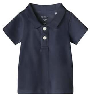 Polo Shirt Nbmflemming Donker Sapphire Blauw - 62