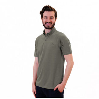 Polo shirt oosterwijk donker Grijs