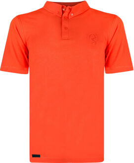 Polo shirt oosterwijk koraal Rood - L