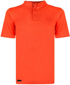 Polo shirt oosterwijk koraal Rood - XL