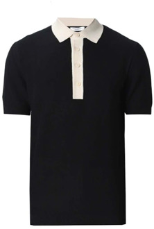 Polo Shirt Paolo Pecora , Black , Heren - Xl,3Xl