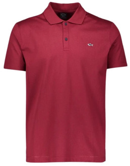 Polo Shirt Paul & Shark , Red , Heren - L,M,3Xl