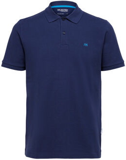 Polo Shirt Selected Homme , Blue , Heren - Xl,L,M,S