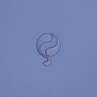 Polo shirt square blauwpaars - XS