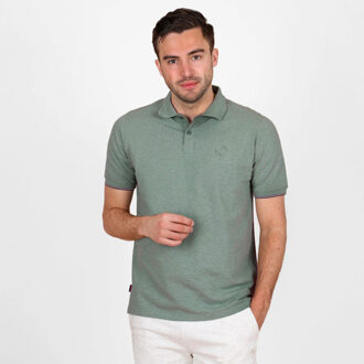 Polo shirt toldijk – licht melange Groen
