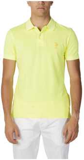 Polo Shirt U.s. Polo Assn. , Yellow , Heren - 2Xl,Xl,L,M,S