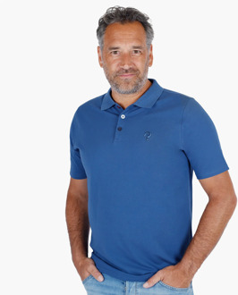 Polo shirt willemstad marine Blauw - L