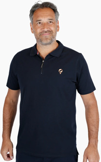 Polo shirt zuidland donker Blauw - 4XL