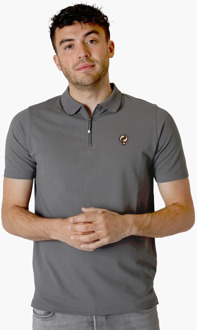 Polo shirt zuidland donker Grijs - L