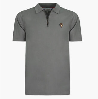 Polo shirt zuidland donker Grijs