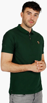 Polo shirt zuidland donkergras Groen - M